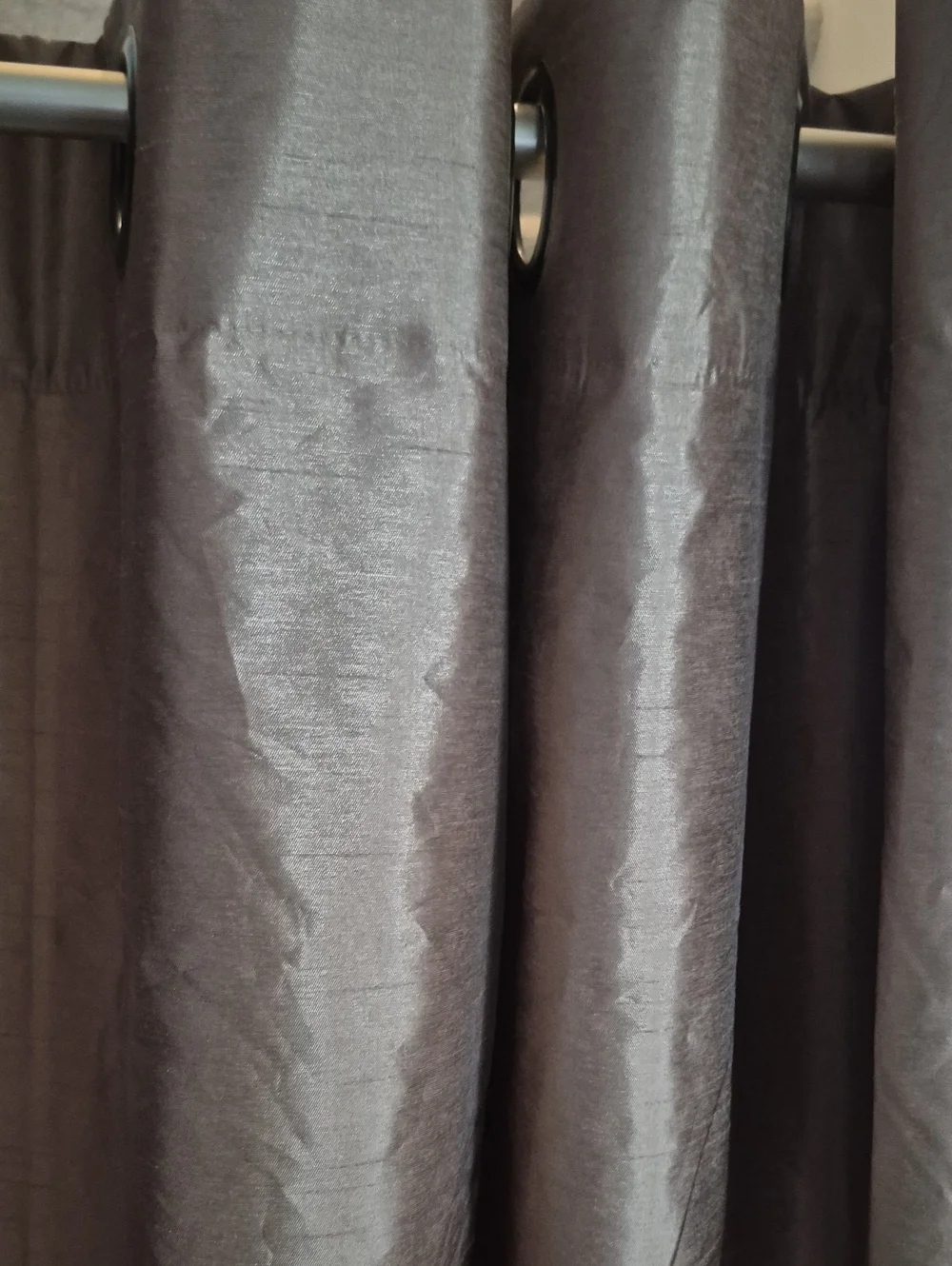 Two Brown Grommet Top Decorative Curtain Panel - 36x84 (72x84)